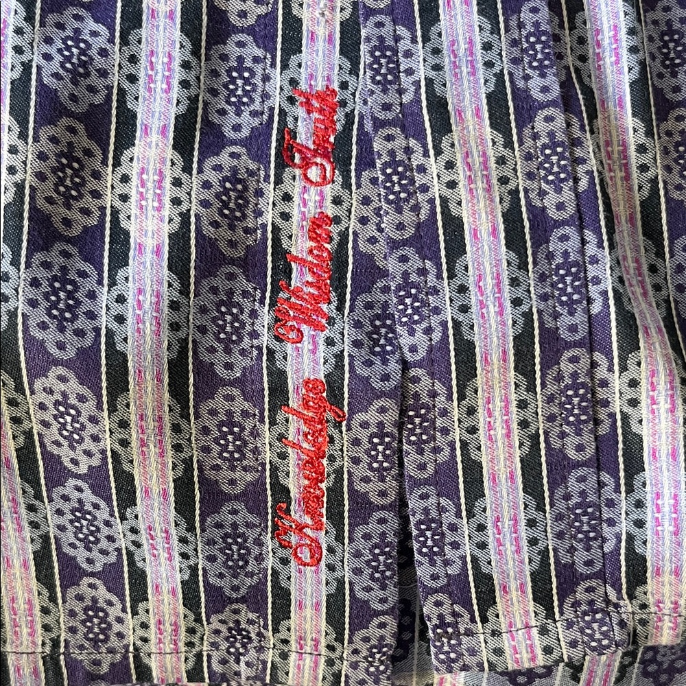 Robert Graham Embroidered Patterned Button Down S… - image 4